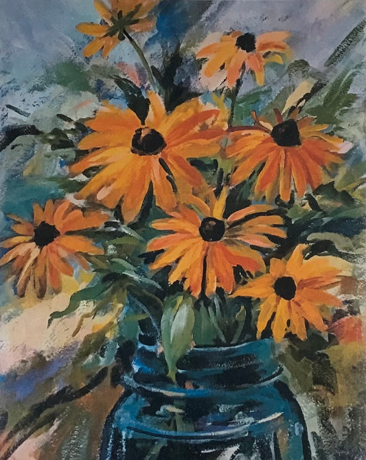 Brown Eyed Susans, Laser print 11 x 14